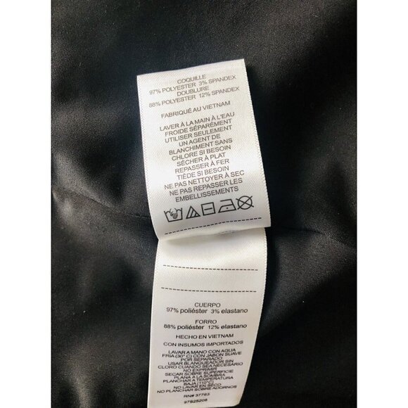 Laundry by Shelli Segal Women's Black Crystal Embellished Midi Dress Size 8 - Picture 12 of 12